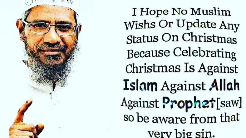 Wishing 'Merry #Christmas' to #Christians is a sin- Islamic preacher 