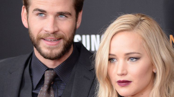 Jennifer Lawrence és Liam Hemsworth, az Éhezők viadala sztárjai / Fotó: Northfoto