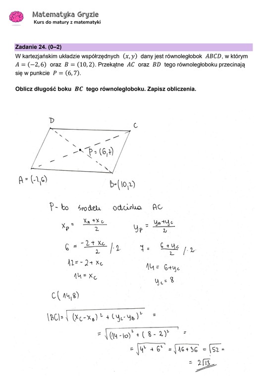 Matura 2024. Matematyka - poziom podstawowy [ARKUSZE CKE i ODPOWIEDZI]