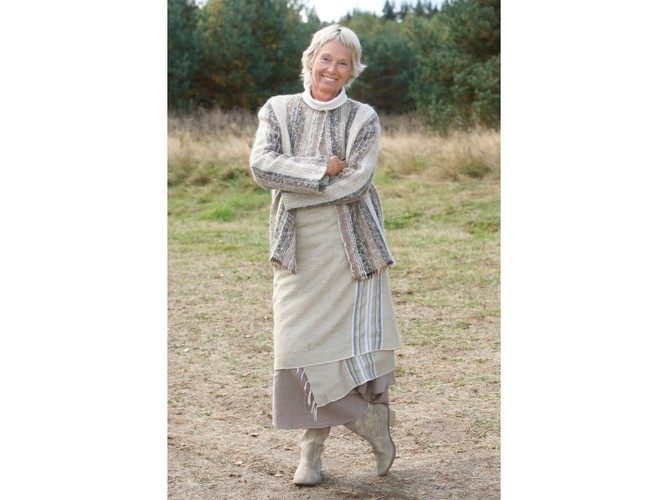 Małgorzata Braunek zarówno na planie filmowym, jak i w życiu prywatnym lubi oryginalne kroje ubrań