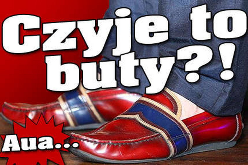 Czyje to buty?! Aua...