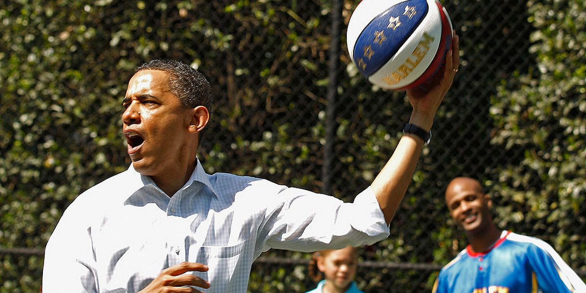 Obama's morning routine involves staying active six days a week.