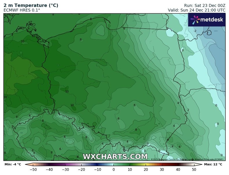 Wieczorem temperatura na zachodzie sięgnie nawet 10 st. C