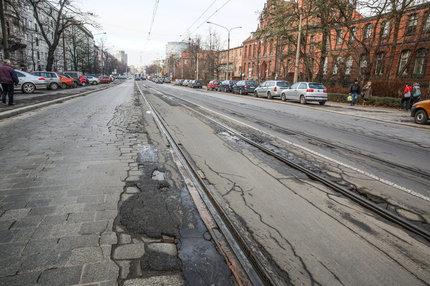 Ulica Curie-Skłodowskiej we Wrocławiu