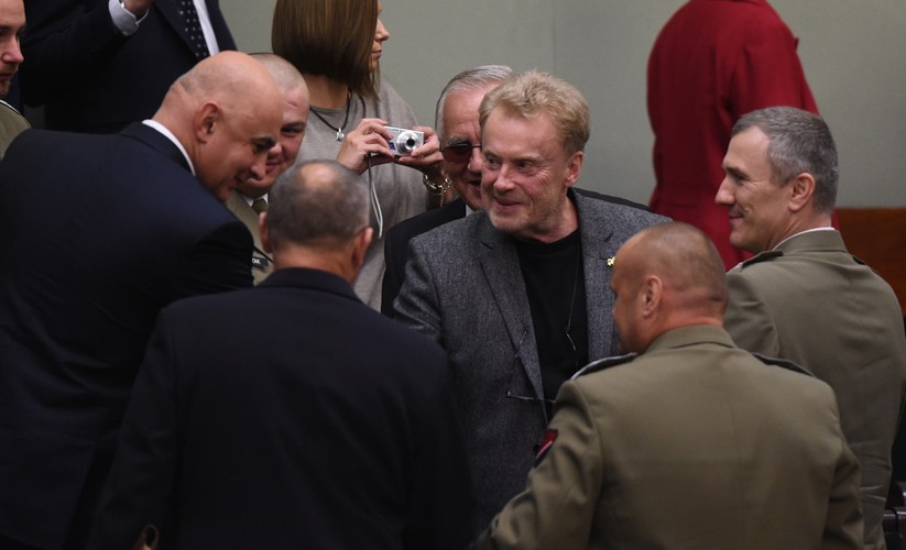 Expose Ewy Kopacz - na galerii zasiadł m.in. aktor Daniel Olbrychski