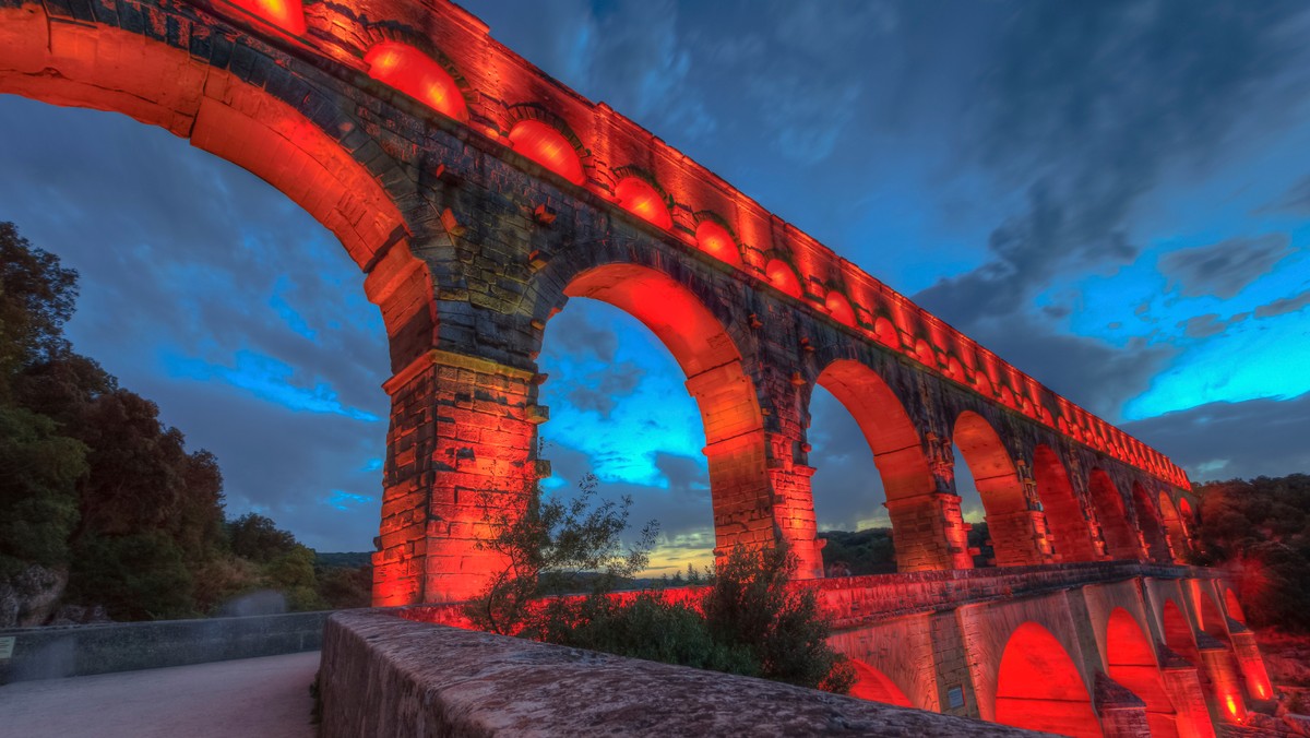 Akwedukt Pont du Gard we Francji