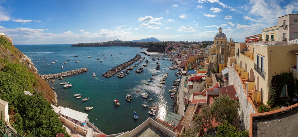 Wyspa Procida w Zatoce Neapolitańskiej