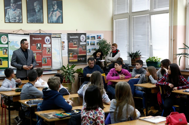 Razgovor ministra Vulina sa učenicima