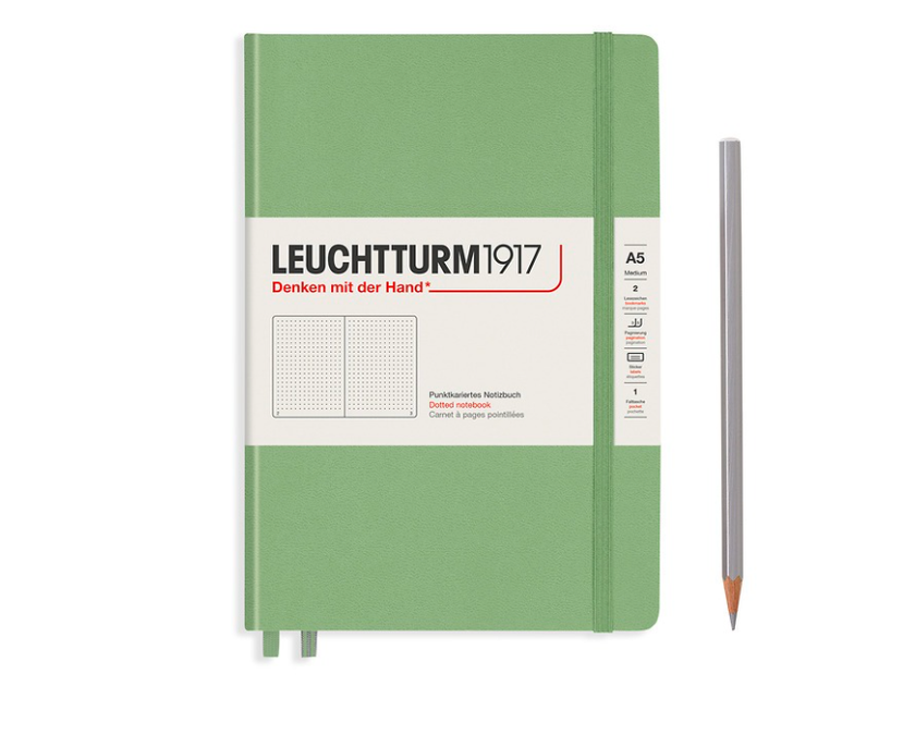 Falls man beim Treffen doch noch ein paar Notizen machen will, ist man mit diesem weihnachtlich-grünen Notebook von Leuchtturm1917 für rund 20 Franken bestens ausgestattet. 