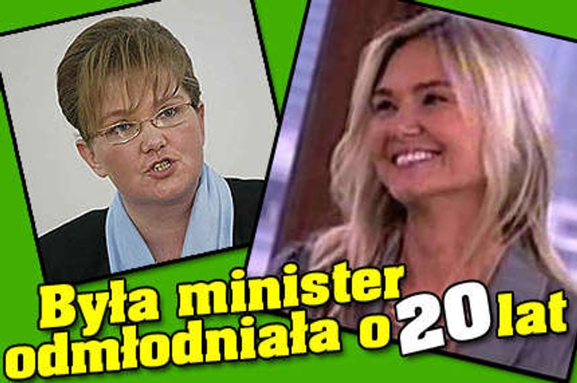 Była minister odmłodniała o 20 lat. Zobacz!