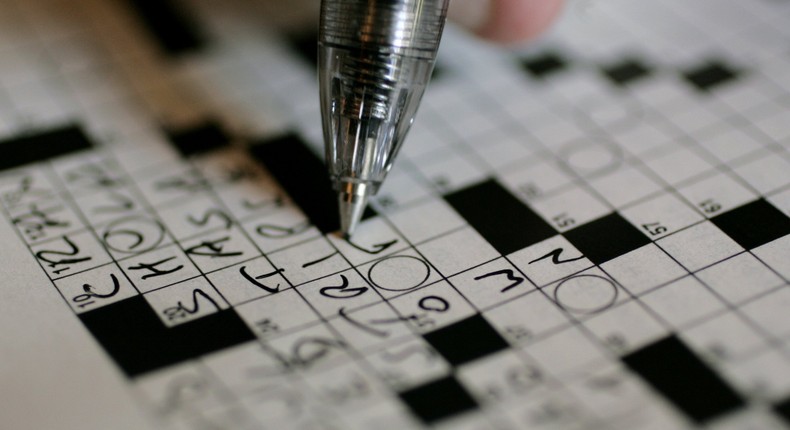 crossword puzzle