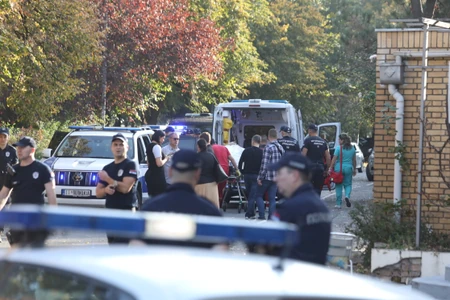 Bežanijska Kosa, odvođenje osumnjičenog 