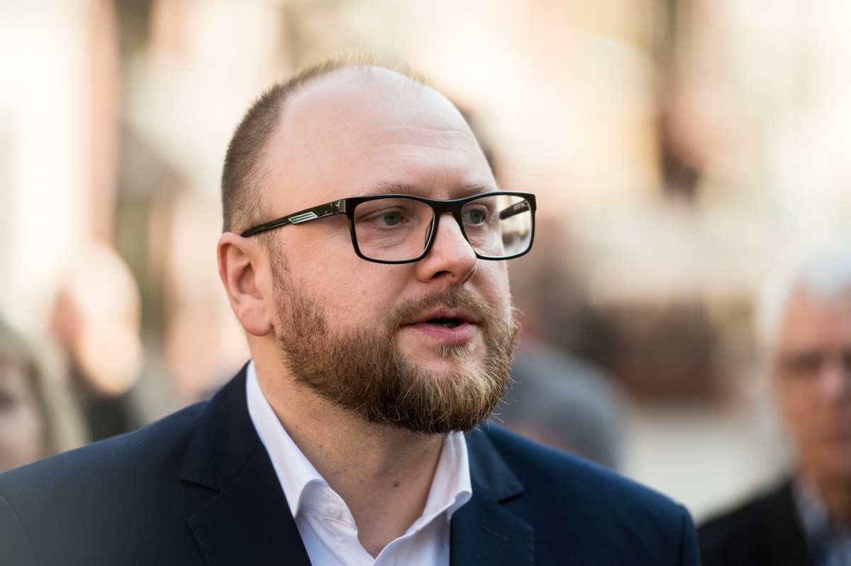 Briefing prasowy Paw?a Gulewskiego, kandydata na prezydenta Torunia