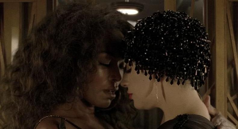 Angela Bassett and Lady Gaga kiss in new scenes of America Horror Story