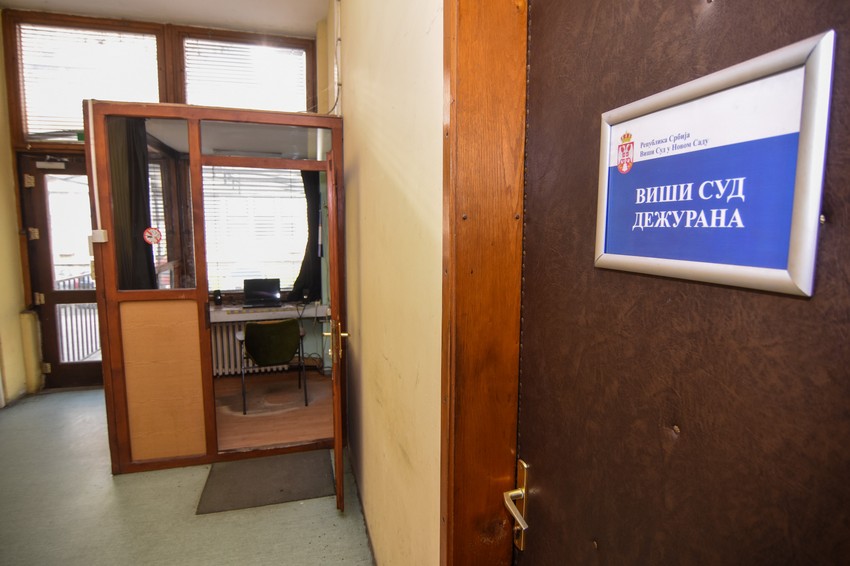 Prostorije za saslušaje u Višem sudu u Novom Sadu