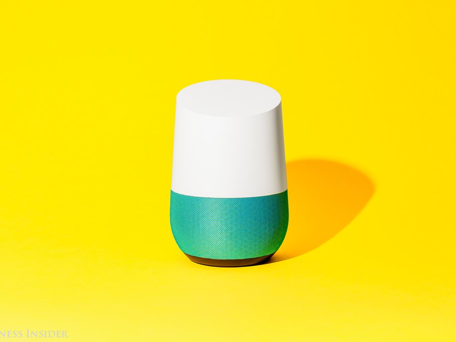 The Google Home speaker.