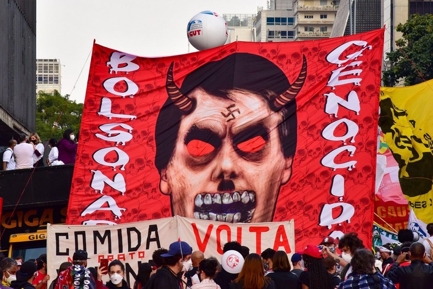 Protest protiv Bolsonara u Sao Paulu početkom jula