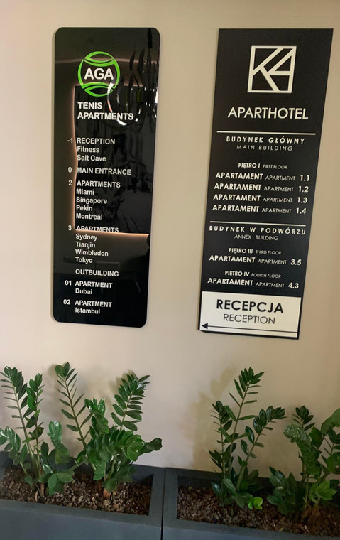 Rozpiska pięter w apartamencie Agnieszki Radwańskiej