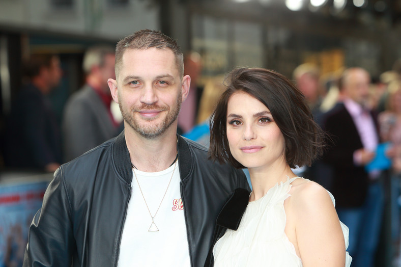 Tom Hardy z żoną Charlotte Riley 