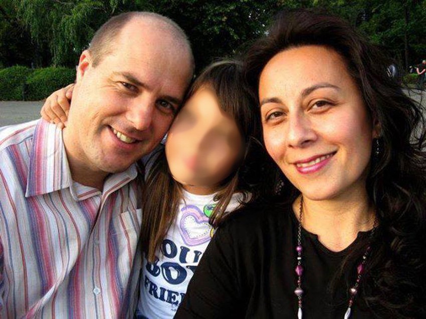 Saško sa suprugom i ćerkom