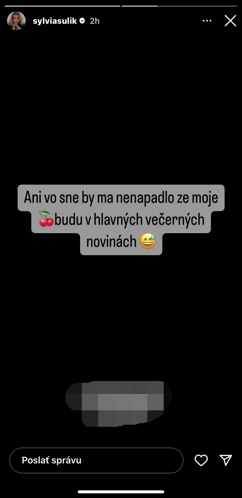 Sylvia reagovala na kauzu.