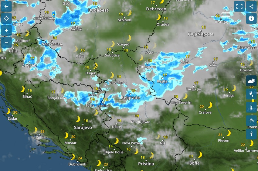  Kiša stiže u Srbiju