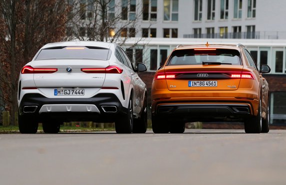 Porównanie: Audi Q8 kontra BMW X6