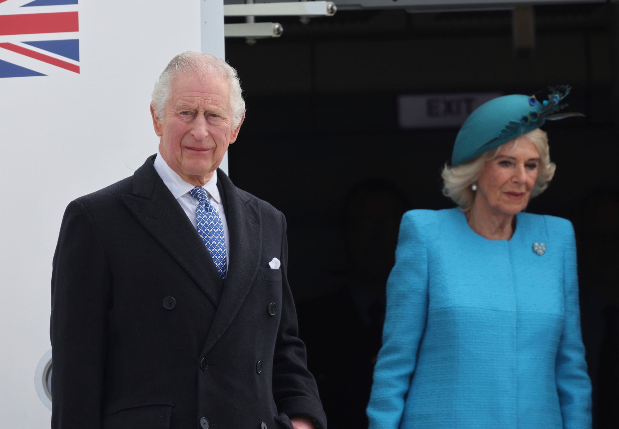 Britský kráľ Karol III. s Camillou na návšteve Berlína.