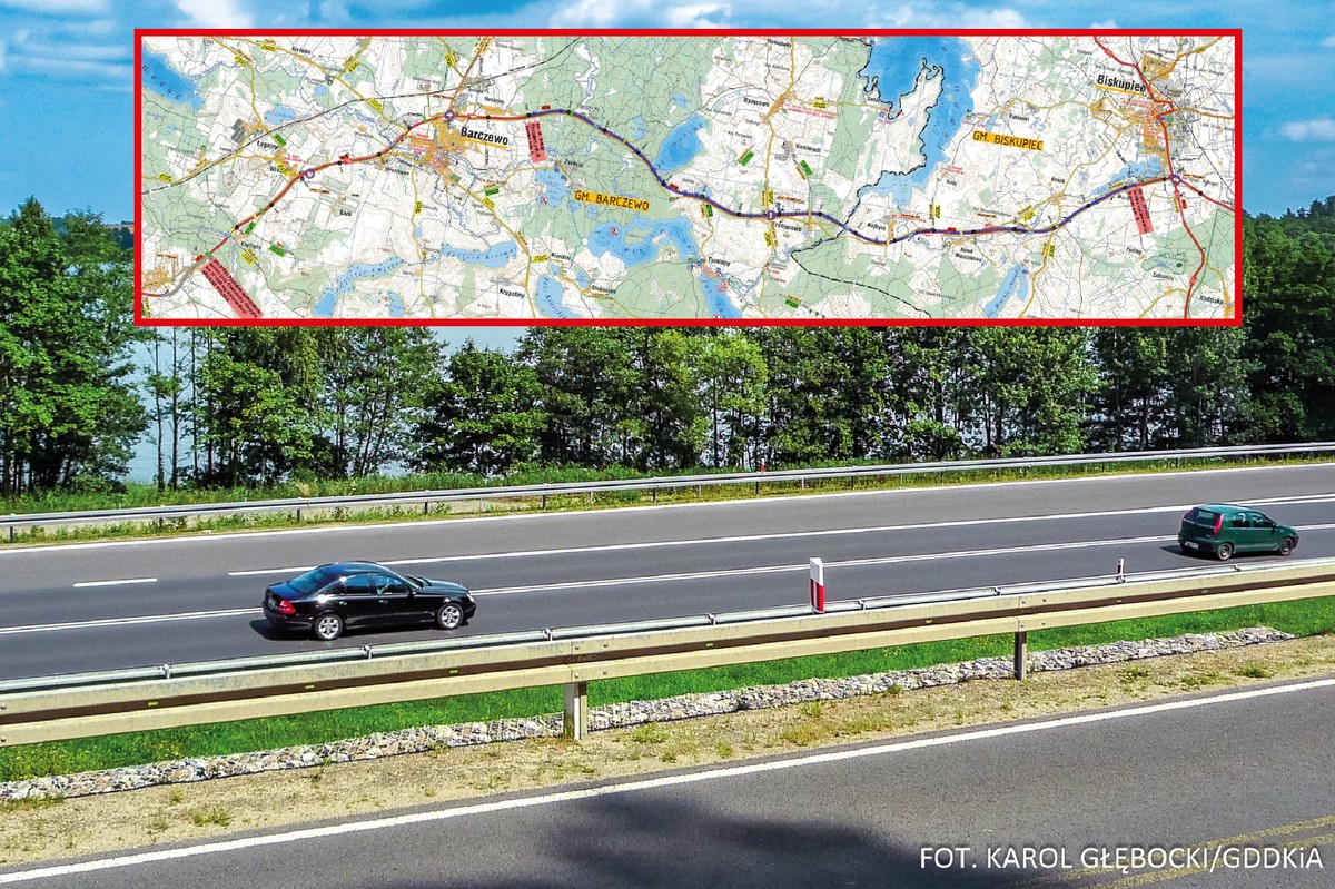 Drogowy kręgosłup Mazur zyska nowy odcinek. Złożono ważny wniosek [MAPA] fot. GDDKiA