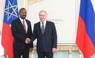 Premier Etiopii Abiy Ahmed  i prezydent Rosji Władimir Putin