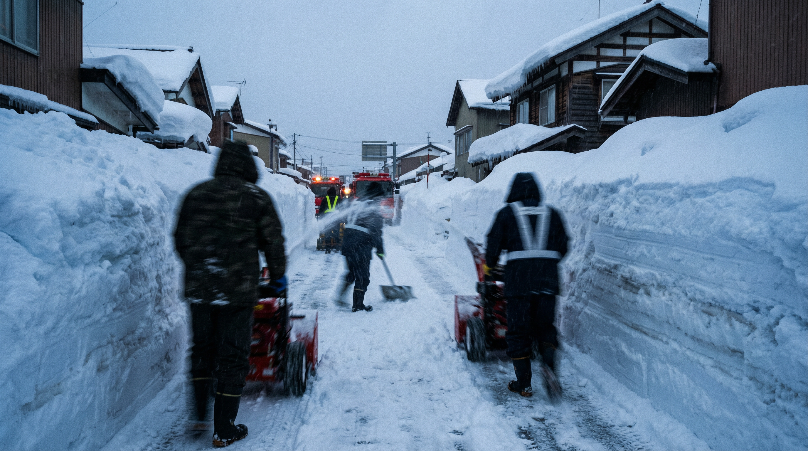 30 morts en deux semaines - le Japon déploie l'armée face aux chutes de neige