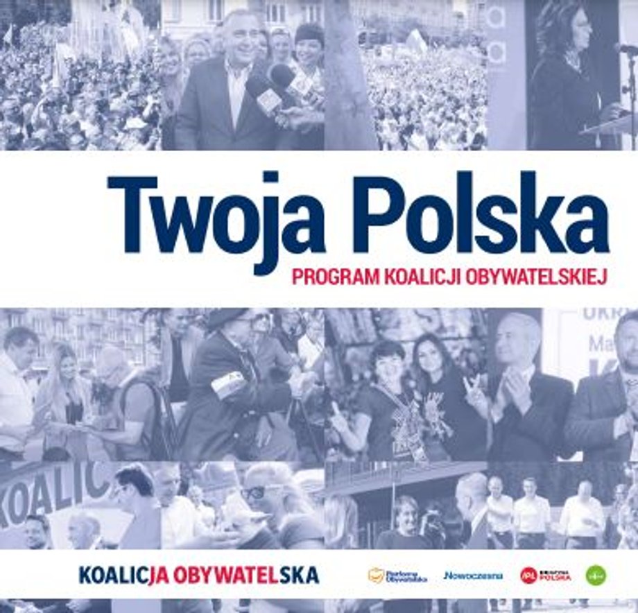 Platforma też jeszcze nie może pochwalić się aktualnym programem wyborczym. Ten, który jest na stronie, pamięta jeszcze poprzednie wybory parlamentarne