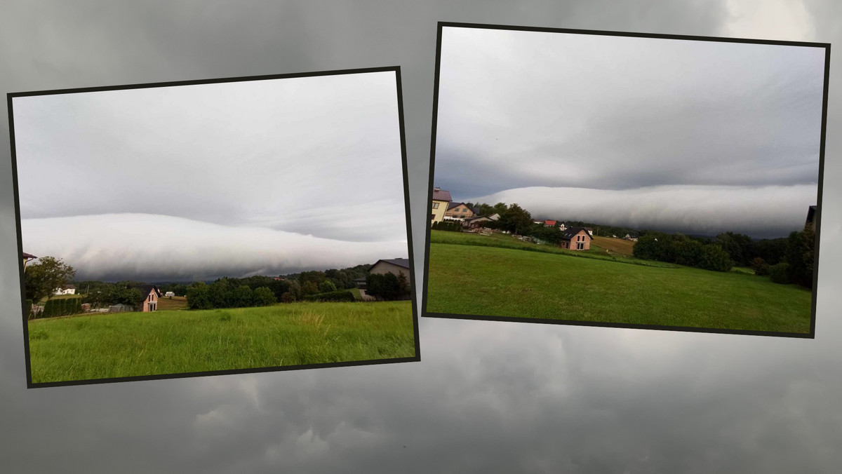 Tajemnicza chmura nad Małopolską. Uchwycili na zdjęciach wyjątkową chwilę