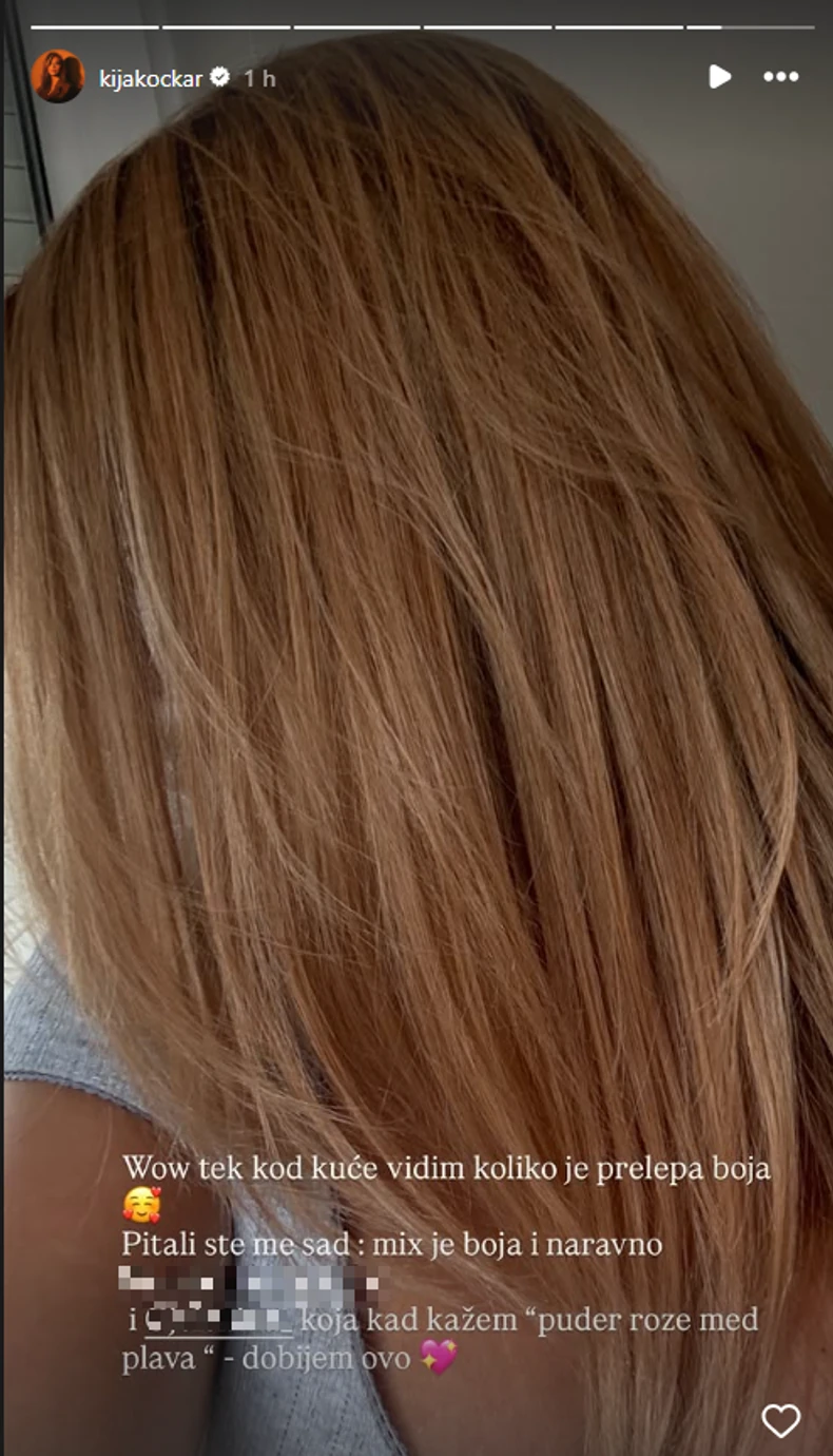 Kija pokazala novu boju