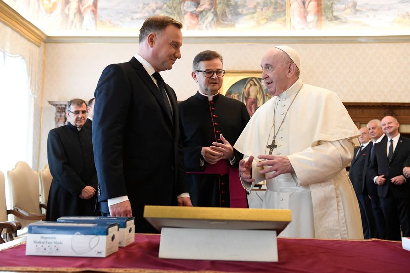 Andrzej Duda z wizytą u papieża Franciszka