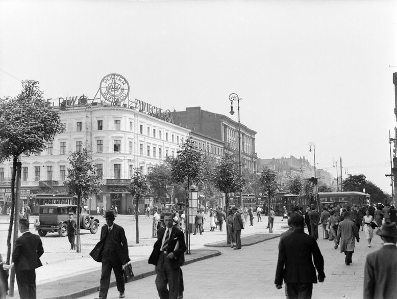 Aleje Jerozolimskie w Warszawie, 1934 r.