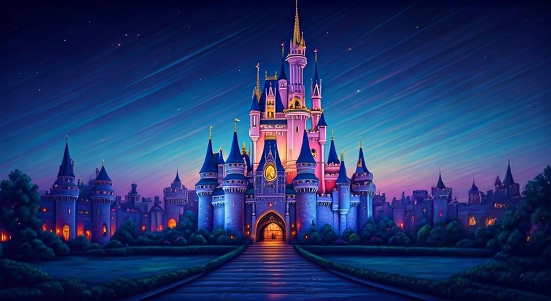 Disney, bajka Disneya, bajki Disneya, zamek Disney