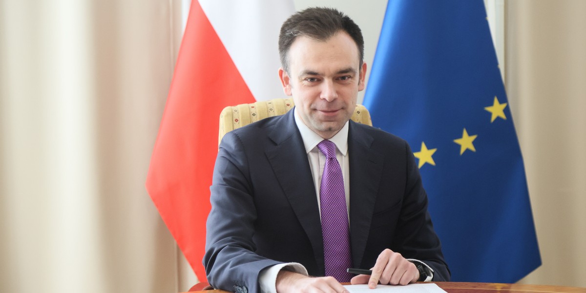 Minister finansów Andrzej Domański.