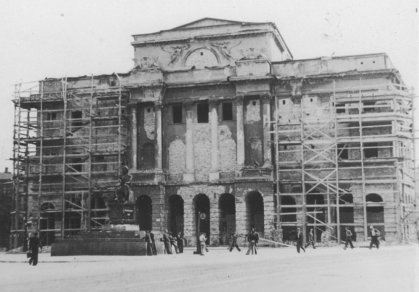 Pałac w roku 1948.