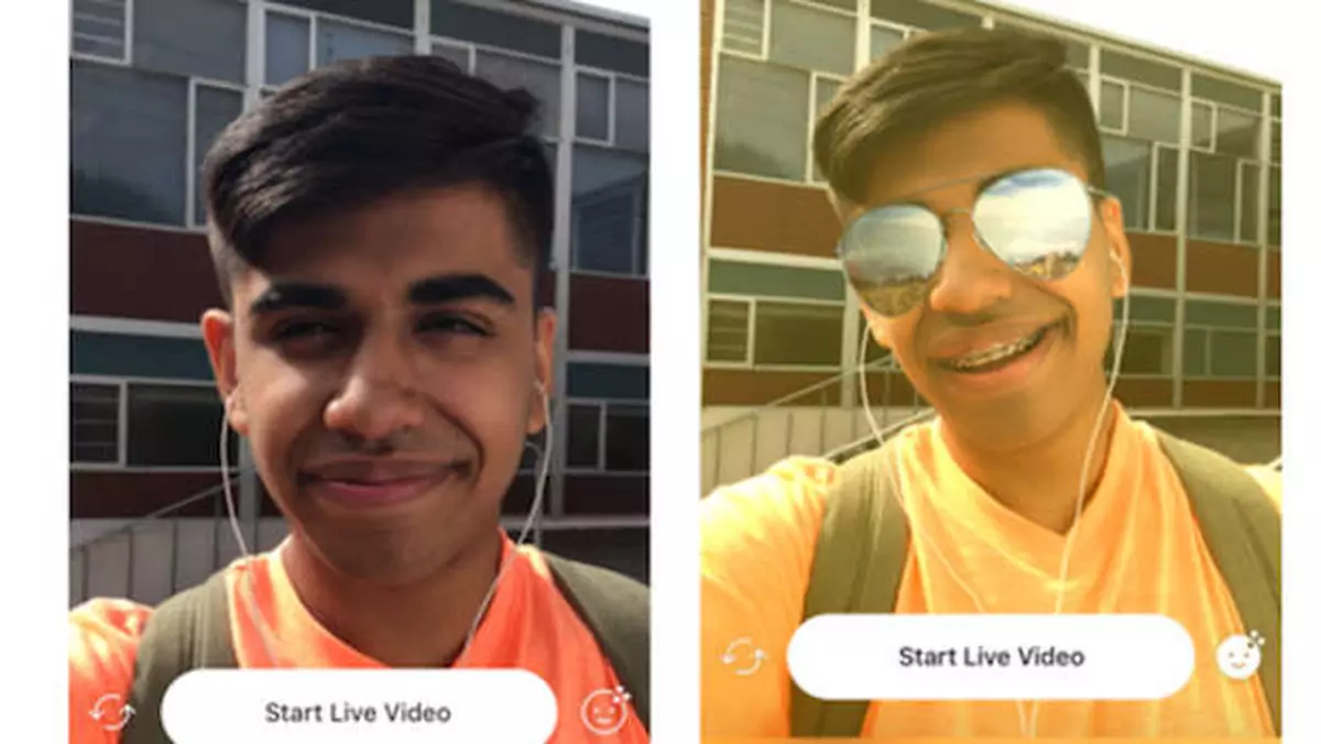 Instagram dodaje filtry twarzy w wideo live