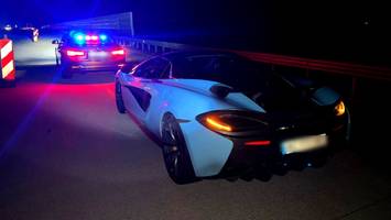Policyjne BMW kontra McLaren. Wysoka prędkość i wysoki mandat