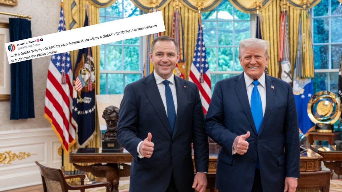 Donald Trump pisze o Karolu Nawrockim. "Naprawdę kocha Polaków"