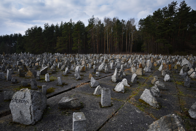 Treblinka, nagrobki żydowskie