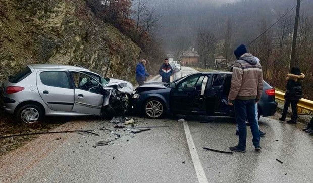 Sudar na putu Valjevo-Bajina Bašta