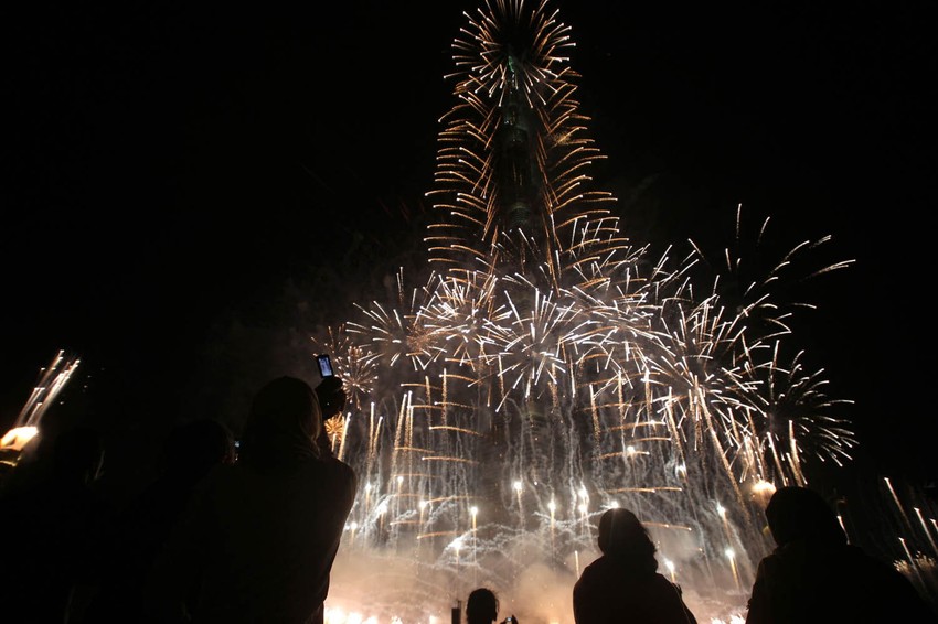 Veličanstven vatromet u Dubaiu