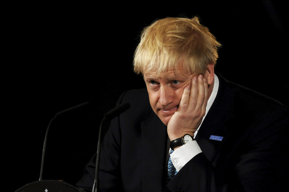 Boris Johnson i impreza covidowa