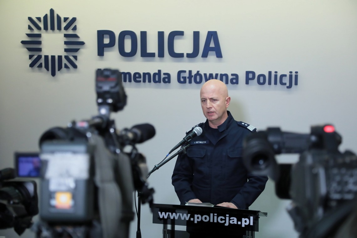 Komendant główny policji gen. insp. dr Jarosław Szymczyk