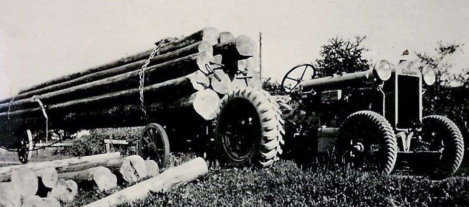 W 1875 r. Leonhard Lehmann założył w Erlenhof rodzinny tartak