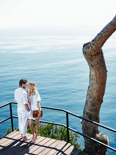 Anja Rubik i Sasha Knezevic w kampanii Massimo Dutti wiosna/lato 2015