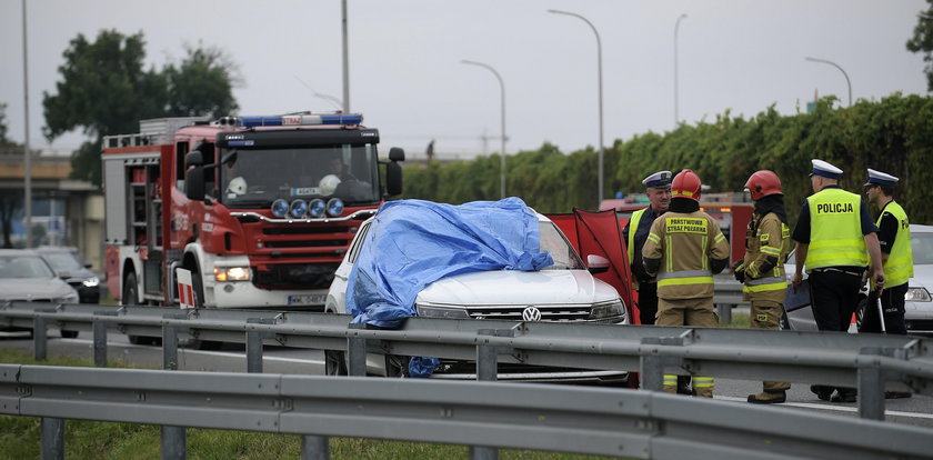 Tragedia pod Warszawą. Oderwany fragment bariery zabił kobietę